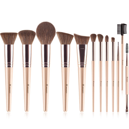 BEAKEY Makeup Brush Set Professional: Makeup Brushes for Eye and Face, Blending Brush for Foundation, Eyeshadow, Make up Brushes Pack with Case, Eye Shadow Brush for Concealer, with 2 Blender Sponge