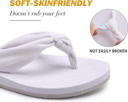 KuaiLu Flip Flops for Women with Arch Support Yoga Mat Comfortable Summer Beach Walking Thong Cushion Sandals Slip On Indoor Outdoor