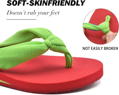 KuaiLu Flip Flops for Women with Arch Support Yoga Mat Comfortable Summer Beach Walking Thong Cushion Sandals Slip On Indoor Outdoor