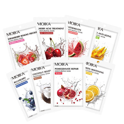 MOND'SUB SADOER Face Sheet Mask Bundle with 12 Facial Skin Care Sheet Masks | Hydrating, Radiance Boost,Calming, Moisturizing, Balancing - For All Skin Types,Both Men & Women